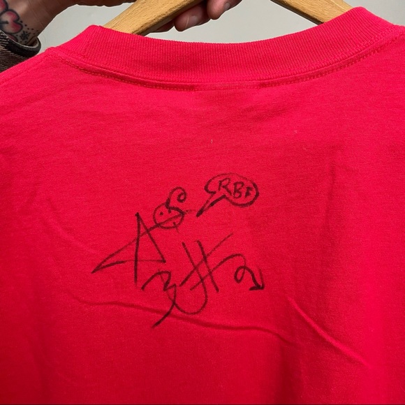 Sold Vintage Reel Big Fish *Autographed* Tee Hanes Heavyweight Size Large - Picture 7 of 7